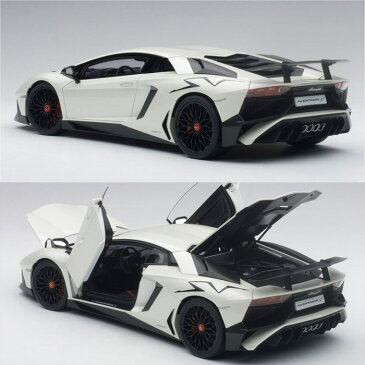 ランボルギーニ Lamborghini アヴェンタドール Aventador LP750-4 SV LP750-4SV 1/18 スケール ミニカー スーパーカー オートアート AUTOart ダイキャスト モデル パール・ホワイト 74555 ギフト プレゼント【送料無料】