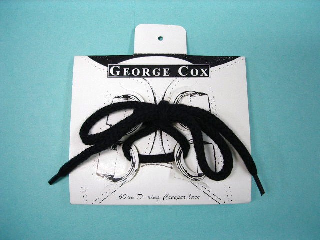 GEORGE COX ジョージコックス SHOE LACE シューレース　靴ひも 【ブラック】