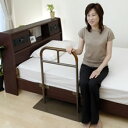 【ベッド 手すり】ベッド用手すり しんすけST【65cm(幅)x27.5cm(奥行)x73cm(高さ)】体位変