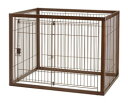 【ペット用品/ペット サークル】木製ペットサークル 120-...