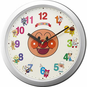 ■リズム時計正規品[RHYTHM]【アンパンマン】掛時計集合　4KG713-M19【楽ギフ_包装選択】
