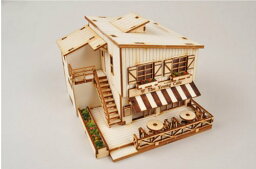 【中古】【未使用・未開封品】木製模型キット ハウス内部のカフェ YG659