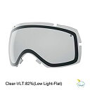 【中古】【輸入品・未使用】スミス スキー スノーボードゴーグル ゴーグルレンズ I/OX CLEAR