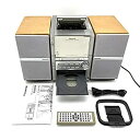 【中古】【輸入品日本向け】Panasonic パナソニック SC-PM77MD-S シルバー MDステレオシステム (MD/CD/カセットコンポ) (本体SA-PM77MDとスピーカーSB-PM77のセット