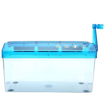 【中古】【未使用】ミニハンドシュレッダー ポータブル A4 シュレッダー 家庭用手動シュレッダー ハンドペーパーカッター ドキュメント 紙切断ツール デスクトップ