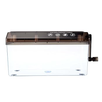 【中古】【未使用】yixue ハンドシュレッダー、家庭用手動シュレッダーA4、家庭、学校、オフィス用のミニポータブル手動シュレッダー