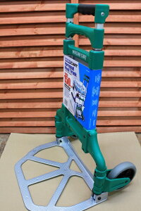 【MAGNACART】【耐荷重68kg】厚さ5.5cm!アルミ製【グリーン】軽量!折りたたみ式キャリーカート折り畳み式ハンディーカート台車マグナカート/キャンプ/バーベキュー/BBQ/アウトドア/釣り/レジャー/車載/持ち運び/02P30May15
