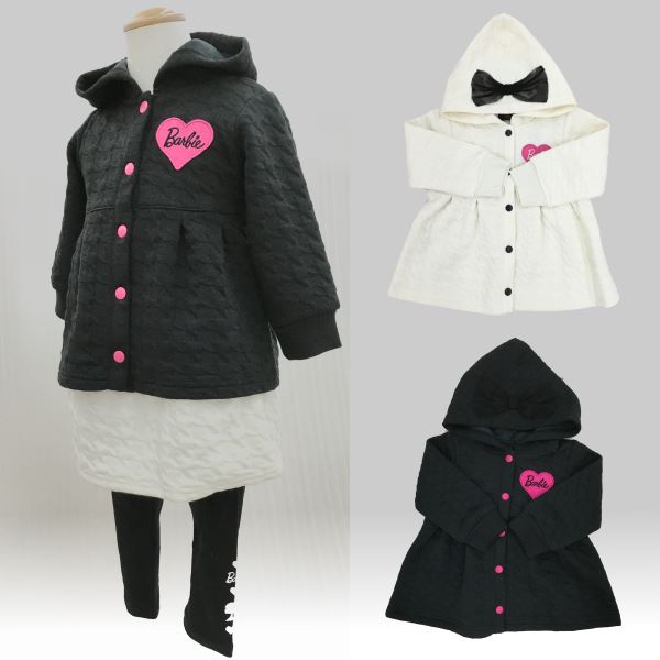 【Barbie/バービー】千鳥格子柄パーカー(13600) 80/90/95/100/120 秋冬子供服/女児子供服/ベビーサイズ/トドラーサイズ/女児長袖/女... ランキングお取り寄せ