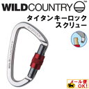 WILD COUNTRY(ワイルドカントリー) D環型カラビナ タイタンキーロックスクリュー (モンベル#1825420)【アウトドア】【クライミング】【登山】【トレッキング】【消防救助装備】(メール便可能)【SBZcou1208】