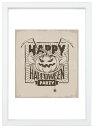 【メール便送料無料】A4ポスター ハロウィーンレトロなかぼち...