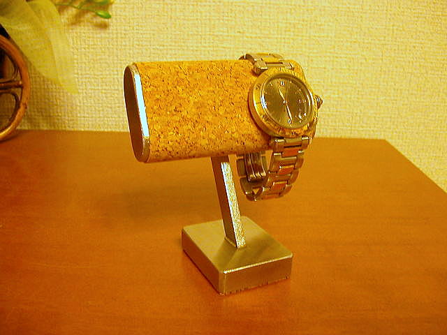 とてもコンパクトな2本掛けだ円パイプ腕時計スタンドおしゃれな腕時計をインテリアにできますよ！