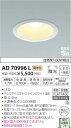AD70996L 高気密ダウンライト(屋内屋外兼用) (φ100・白熱球100W相当) LED(電球色) コイズミ(SX) 照明器具