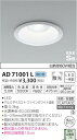 AD71001L 高気密ダウンライト(屋内屋外兼用) (φ100・白熱球60W相当) LED(昼白色) コイズミ(SX) 照明器具