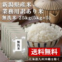 【業務用米 無洗米 25kg(5kg×5)】 生活応援 期間限定 数量限定 新潟産 25キロ 業務用米 送料無料