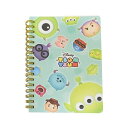 【新商品】ディズニーツムツム第2弾 A6 Wリングノート TSUM TSUM NO.12594 ピクサーミックス Note Book★Disneyつむつむダブルリングノートディズニーグッズご入学新学期のご準備にツムツム文具ステーショナリー★【2冊まで3cmメール便OK】