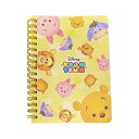【新商品】ディズニーツムツム第2弾 A6 Wリングノート TSUM TSUM NO.12592 くまのプーさん Note Book★Disneyつむつむダブルリングノートディズニーグッズご入学新学期のご準備にツムツム文具ステーショナリー★【2冊まで3cmメール便OK】