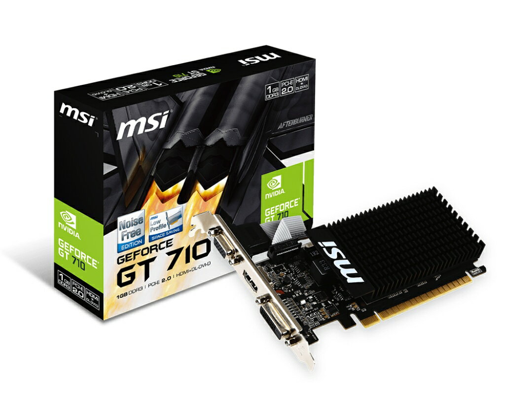 msi �r�f�I�J�[�h GEFORCE GT 710 1GD3H LP [NVIDIA GeForce GT 710 / 1GB]