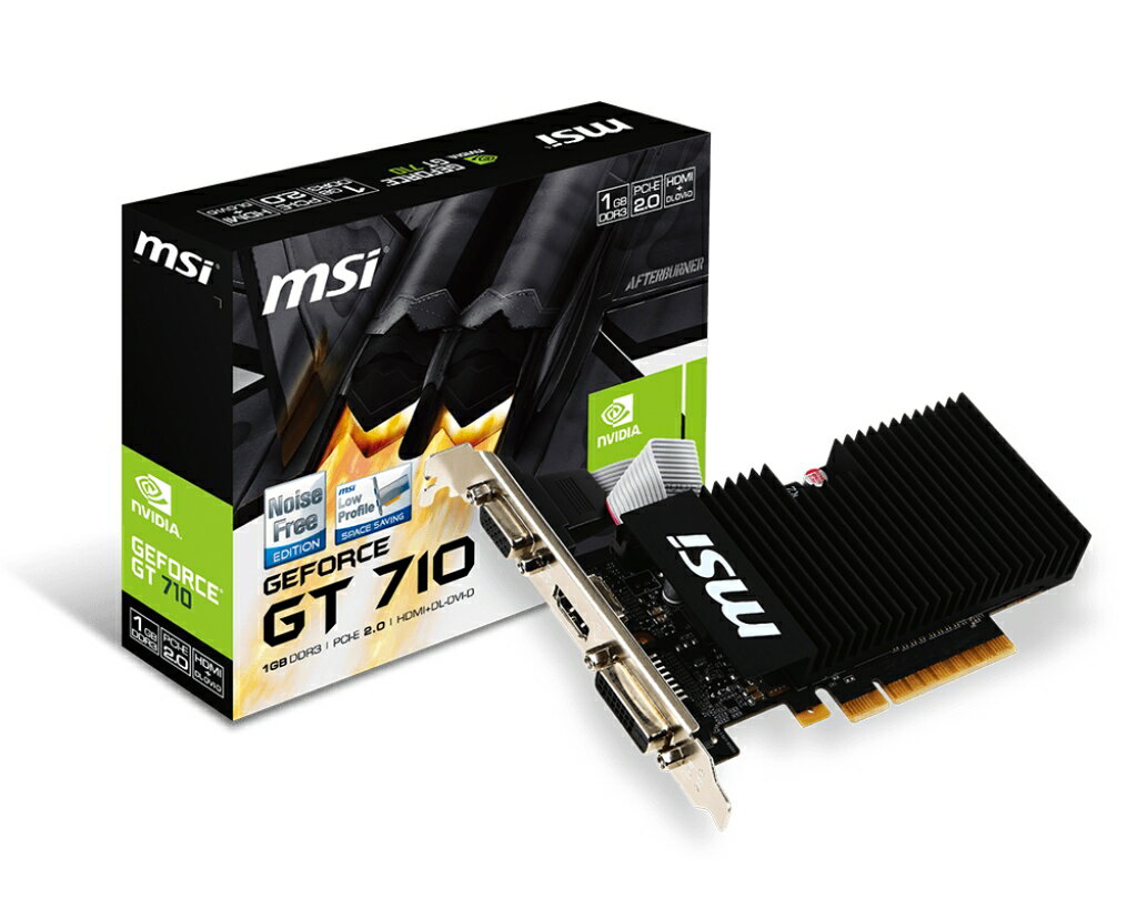 msi �r�f�I�J�[�h GEFORCE GT 710 1GD3H LPV1 [NVIDIA GeForce GT 710 / 1GB]