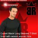 防刃シャツ ブレードランナー BR-ケブラーロングTシャツ ブラック