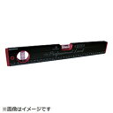 アカツキ製作所 マグネット付 箱型アルミレベル(黒×赤) RB270M450MM RB270M450MM