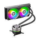 LIANLI 水冷CPUクーラー Galahad AIO 240 RGB BLACK ブラック GALAHADAIO240RGBBK