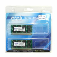 【Winchip】SO DIMM(ノートPC用) DDR3-1333 PC3-10600 DIMM 8GBx2枚 WVD31333C9S-8GX2【メール便対象商品】