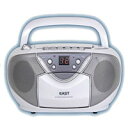 【EAST イースト】コンパクト AM/FMステレオ カセット CDラジカセ CD-39-W(ホワイト)