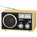 【オーム電機 OHM】オーム電機 木製ラジオ 07-9884 RAD-T556Z AudioComm