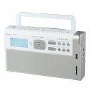 【東芝(TOSHIBA)】SD/USB録音ラジオ TY-RHR1-W(ホワイト)ワンタッチNHKラジオ基礎英語録音予約