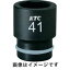 【KTC 京都機械工具】19.0sq. インパクトレンチ用ソケット(標準)ピン・リング付 46mm BP6-46P
