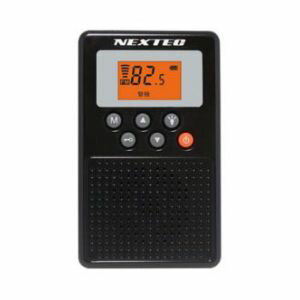 【NEXTEC】防災ラジオ NX-109RD BK(ブラック)...:akibaoo-r:10033581