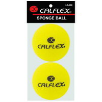 【カルフレックス CALFLEX】カルフレックス CALFLEX スポンジテニスボール 2球入 イエロー LB-600の画像