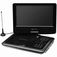 送料無料！！【グリーンハウス(GreenHouse)】地デジ・ワンセグ対応 9型ポータブルDVDプレーヤー GHV-PDV920TVK(ブラック)