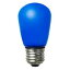 【エルパ 朝日電器 ELPA】LED装飾電球 サイン球形 1.4W E26 ブルー E26口金 防水設計 LDS1B-G-GWP902