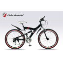 送料無料!!【トニーノ・ランボルギーニ】トニーノ・ランボルギーニ MTB26・18SP・Wサス アルミ TL-961 RD ブラック 【メーカー直送 代引き不可】【smtb-u】