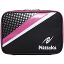 【ニッタク Nittaku】ニッタク 卓球用 ラケットケース ポルカケース ピンク NK7208 Nittaku