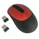 2.4GHzワイヤレスマウス レシーバー2個タイプ HDM-7146RD