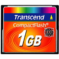 【トランセンド】【CF 1GB】TS1GCF133【133倍速 20MB/s】【メール便対象商品】