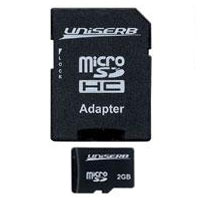 【UniSerB】【microSD 2GB】USDC/2GA【メール便対象商品】