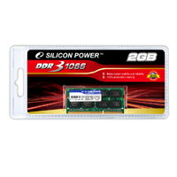 【シリコンパワー】SO DIMM(ノートPC用) DDR3-1066 PC3-8500 2GB SP002GBSTU106V02【メール便対象商品】