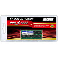 【シリコンパワー】SO DIMM(ノートPC用) DDR3-1333 PC3-10600 2GB SP002GBSTU133V02【メール便対象商品】