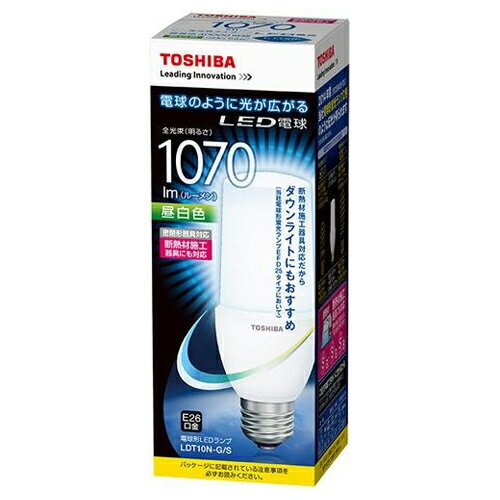 東芝 LED電球(T形・口金E26・電球形蛍光ランプ100W形相当)　　 LDT10N-G…...:akihabara-max:10000016