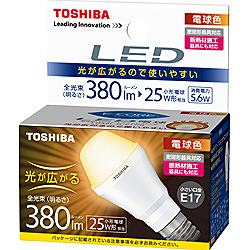 東芝 LED電球 (ミニクリプトン形・口金E17・小形電球25W形相当) LDA6L-G-…...:akihabara-max:10000049