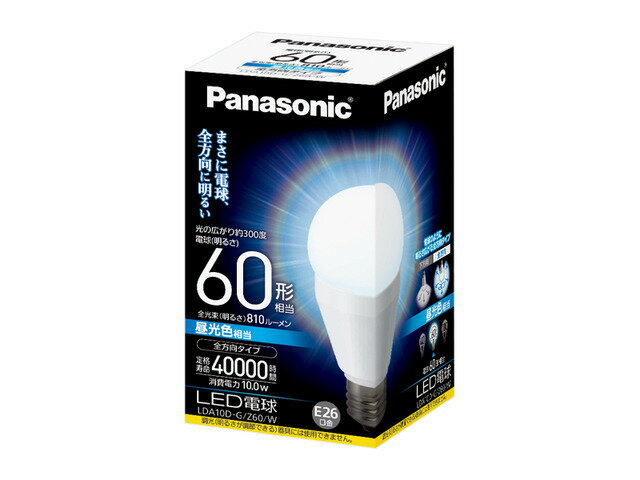 Panasonic LED電球(一般電球形・口金E26・一般電球60W形相当) 　　LDA…...:akihabara-max:10000057