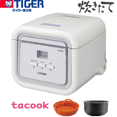 タイガー 3合炊き 炊飯器 小容量タイプ マイコン炊飯ジャー 炊きたて タクック JAJ-…...:akindo:10117930