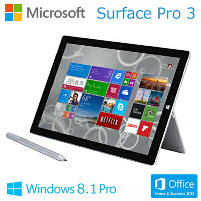 マイクロソフト Windows タブレット 12インチ Surface Pro 3 256GB サーフェイス プロ PS2-00015 ...