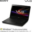 ソニー ノートパソコン VAIO Fit 14E 14型ワイド SVF1432SAJ ブラック 【送料無料】