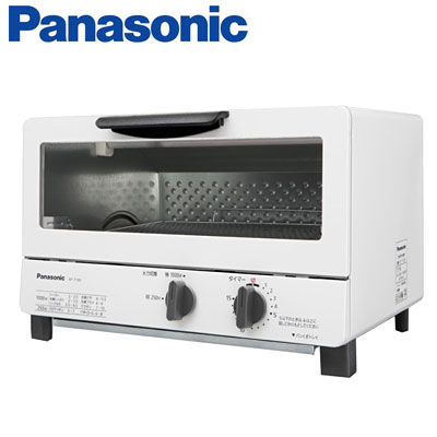 パナソニック オーブントースター NT-T100-W ホワイト 【送料無料】【KK9N0D18P】