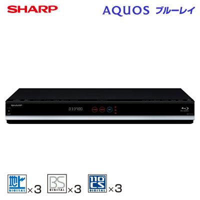 シャープ ブルーレイレコーダー アクオス 1TB HDD内蔵 BD-T1700 【送料無料…...:akindo:10132835