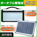 【セット】PIF ポータブル蓄電池 エナジー・プロmini DEAR LIFE LB-200と専用ソーラーパネル LBP-36のセット LB-200-LBP-36 【送料無料】【KK9N0D18P】